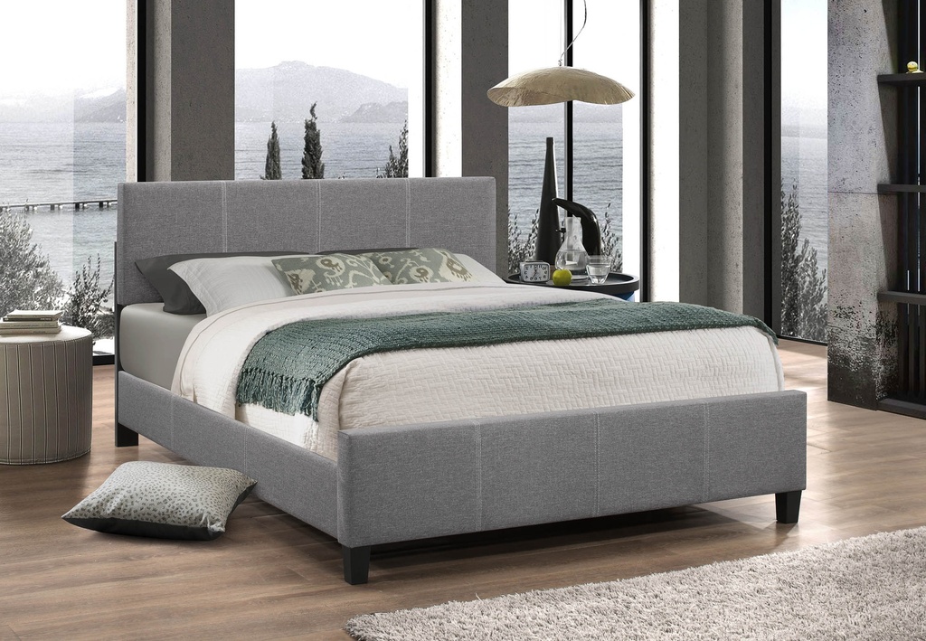 Ridgemont Linen Panel Platform Bed