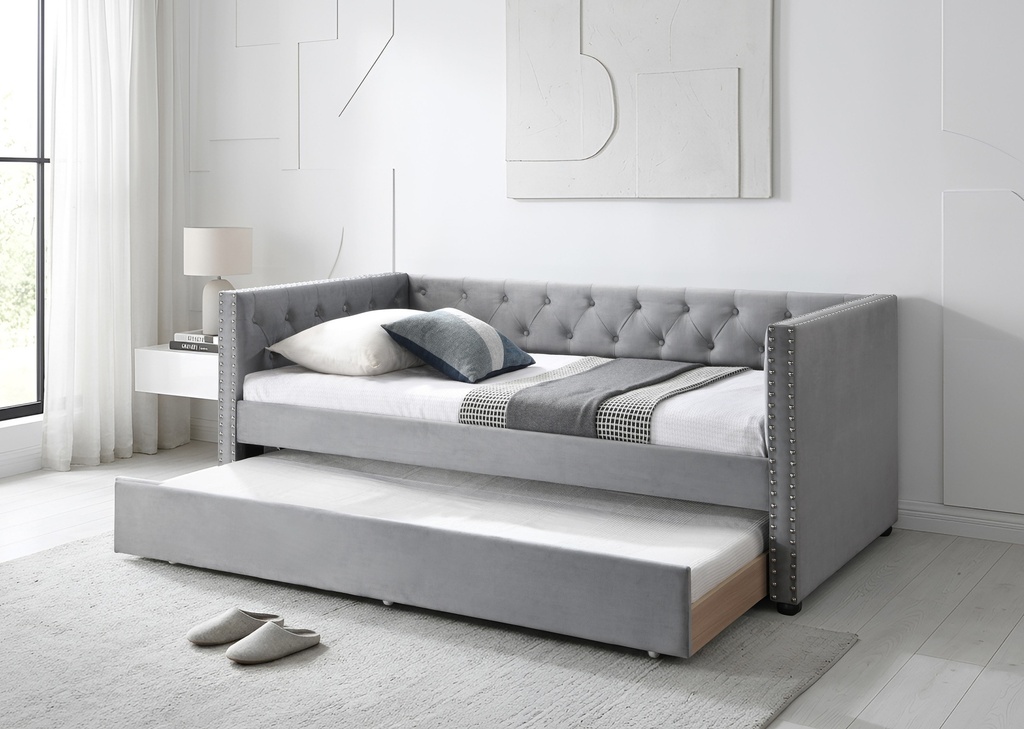 Ellsworth Chesterfield Tufted Trundle Daybed