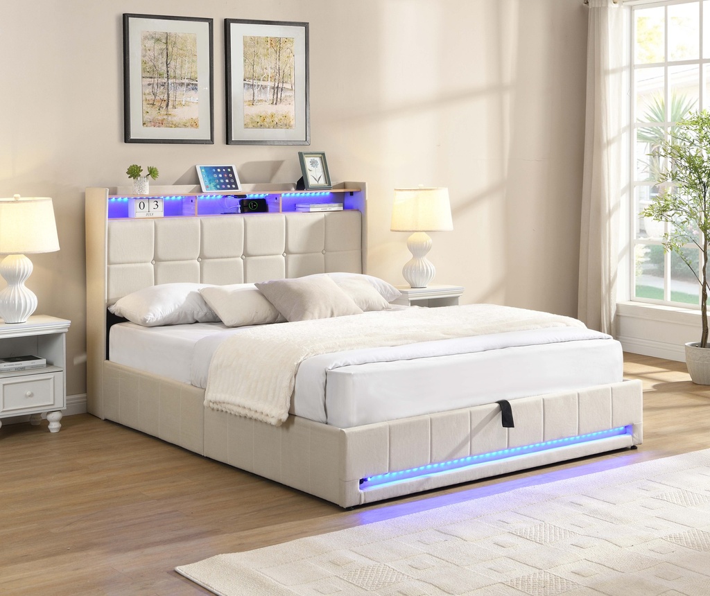 Tavistock LED Bookshelf Storage Bed
