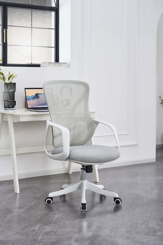 Grey Mesh Back Ergonomic Office Chair