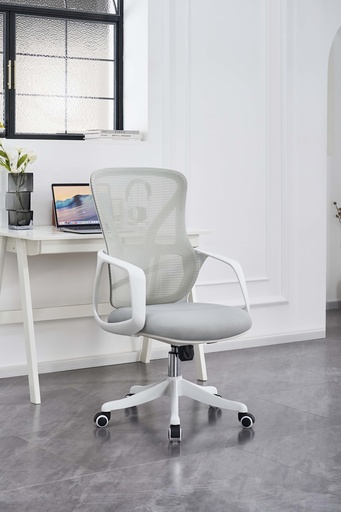 Grey Mesh Back Ergonomic Office Chair 3