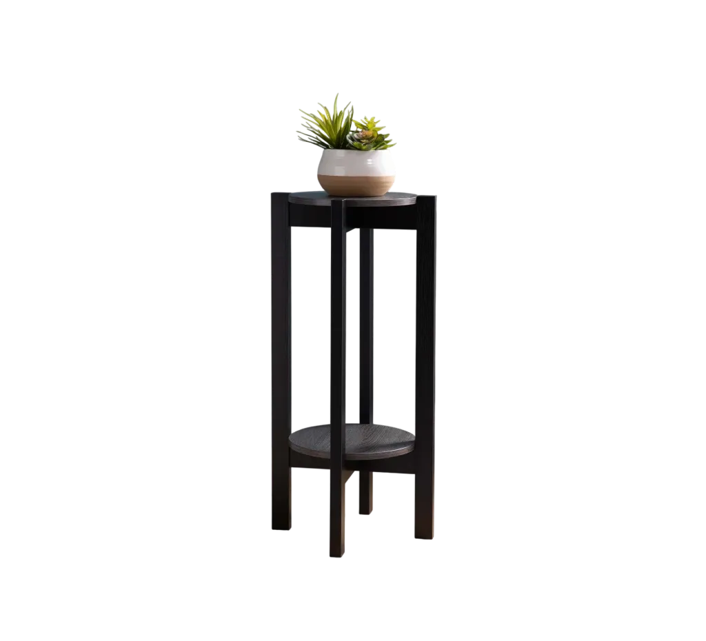 [IF-090] Distressed Grey Side Table