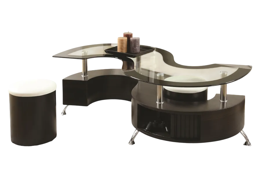 Coffee Table with 2 Stools