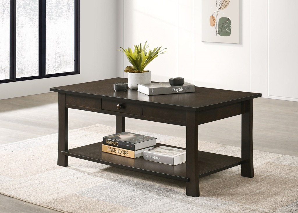 Espresso Storage Coffee Table