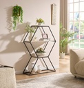 Hexagon Three-Tier Accent Stand