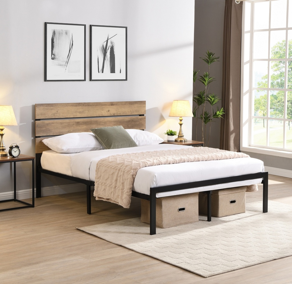 Copeland Wood Slat Platform Bed