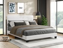 Eastmoor White Boucle Panel Bed