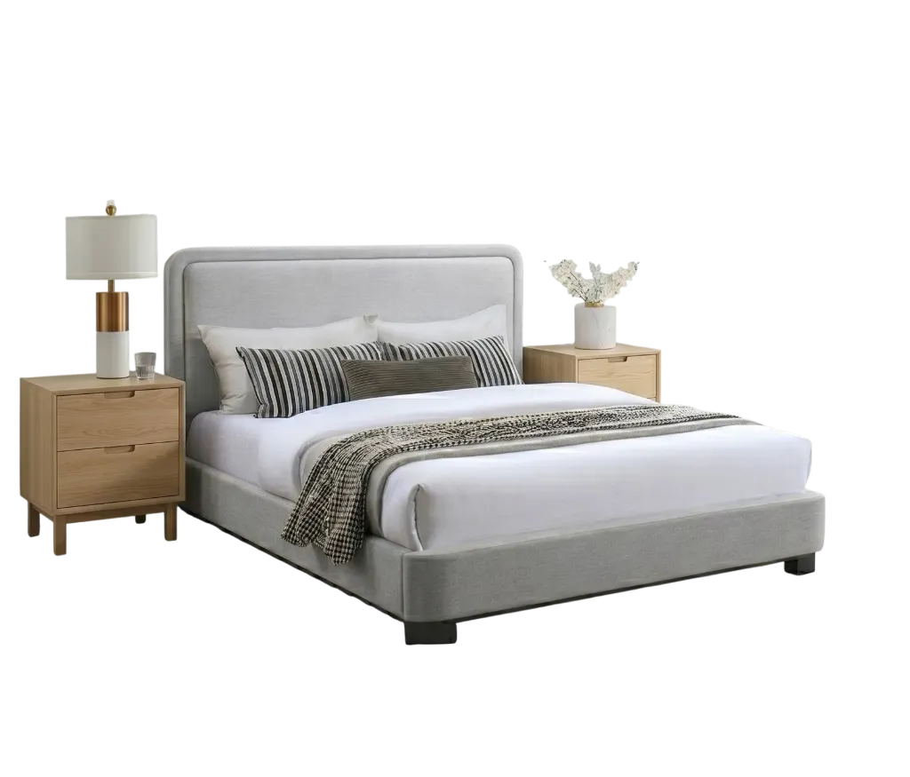 Islington Rounded Linen Bed