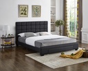 Underhill Square-Tufted Leather Bed