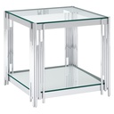 Estrel Large Accent Table (Silver)