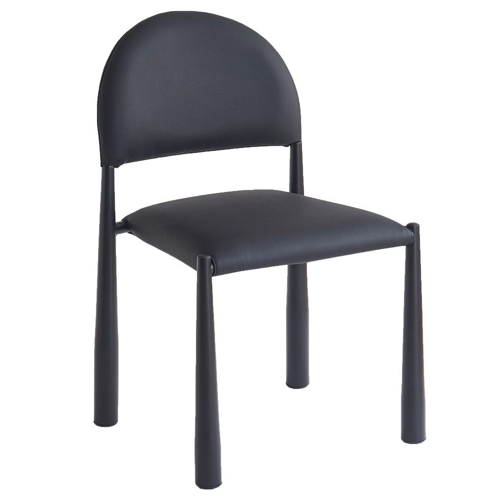 [202-117BLK_BLK] Auggie Dining Chair