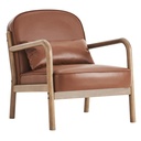 Fani Accent Chair, Faux Leather