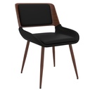 Hudson Dining Chair, Faux Leather