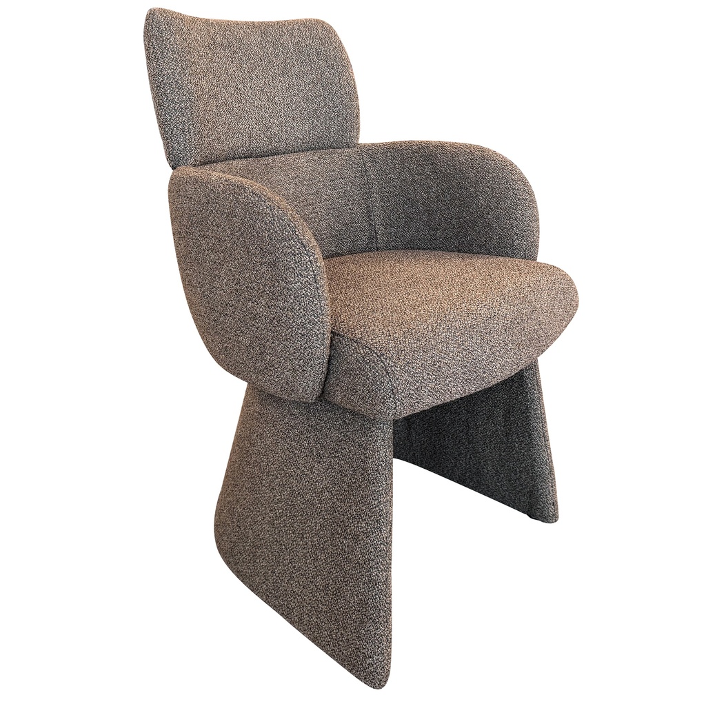 Titani Brown Fully Upholstered Dining Chair