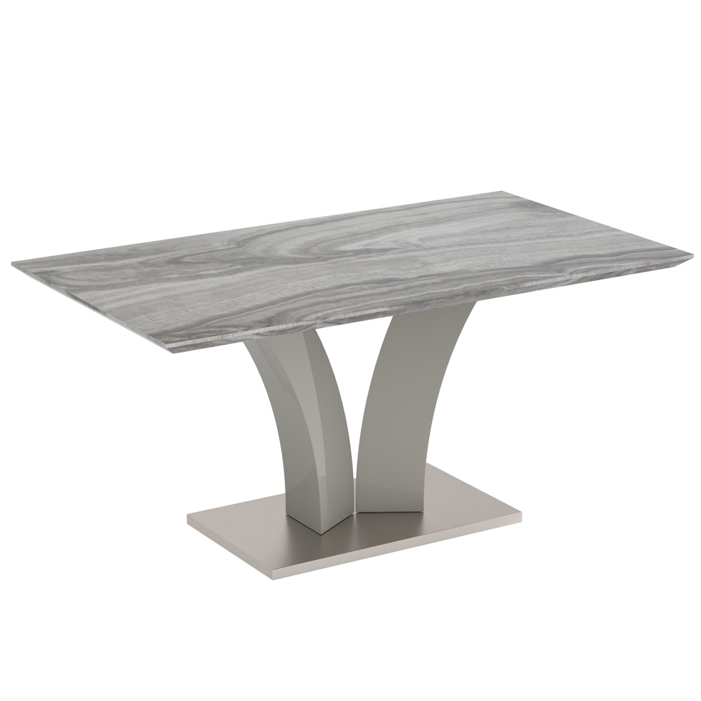 [201-545GY] Napoli Rectangular Dining Table, 63"