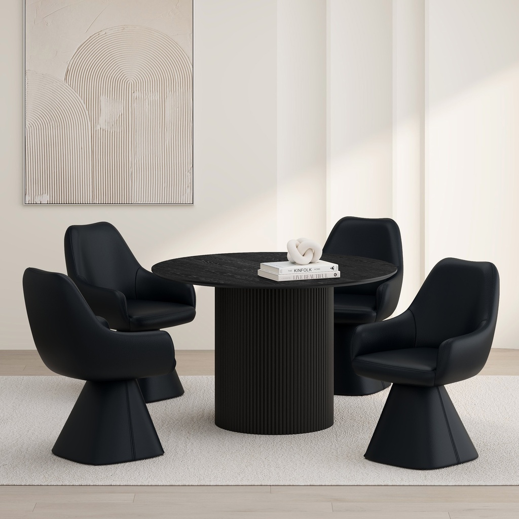 [207-782BLK_269BLK] Tovas/Caprese 5Pc Dining Set