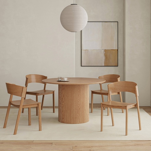 Tovas/Elias Natural 5-Piece Round Dining Set 4