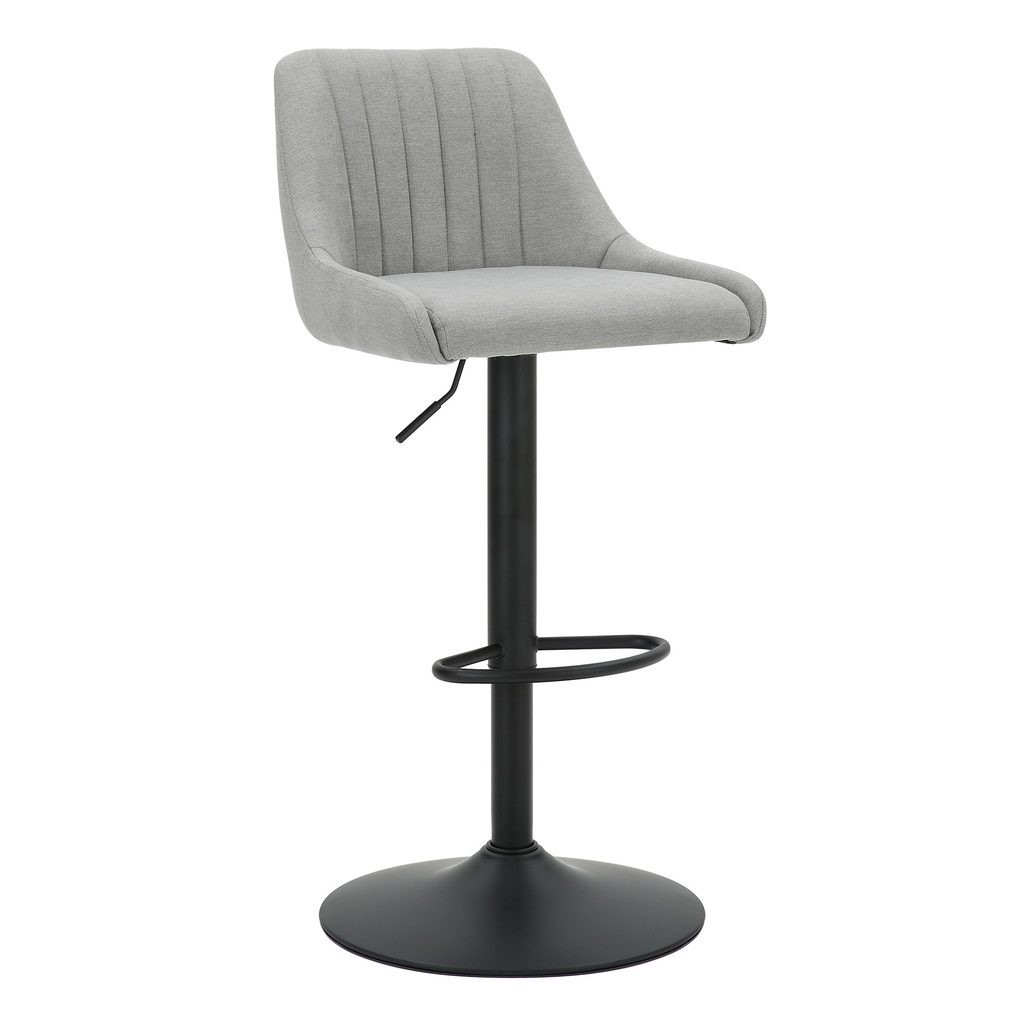 [203-574GY] Kron Air-Lift Stool, Fabric