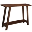 Volsa 42" Mango Wood Console Table in Walnut Finish