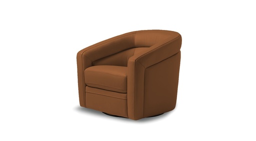 [ORLANDO-PREMIUM-SWIVEL-CHAIR-COLOR-RANCH-BROWN] Orlando Premium Swivel Chair (Ranch Brown)