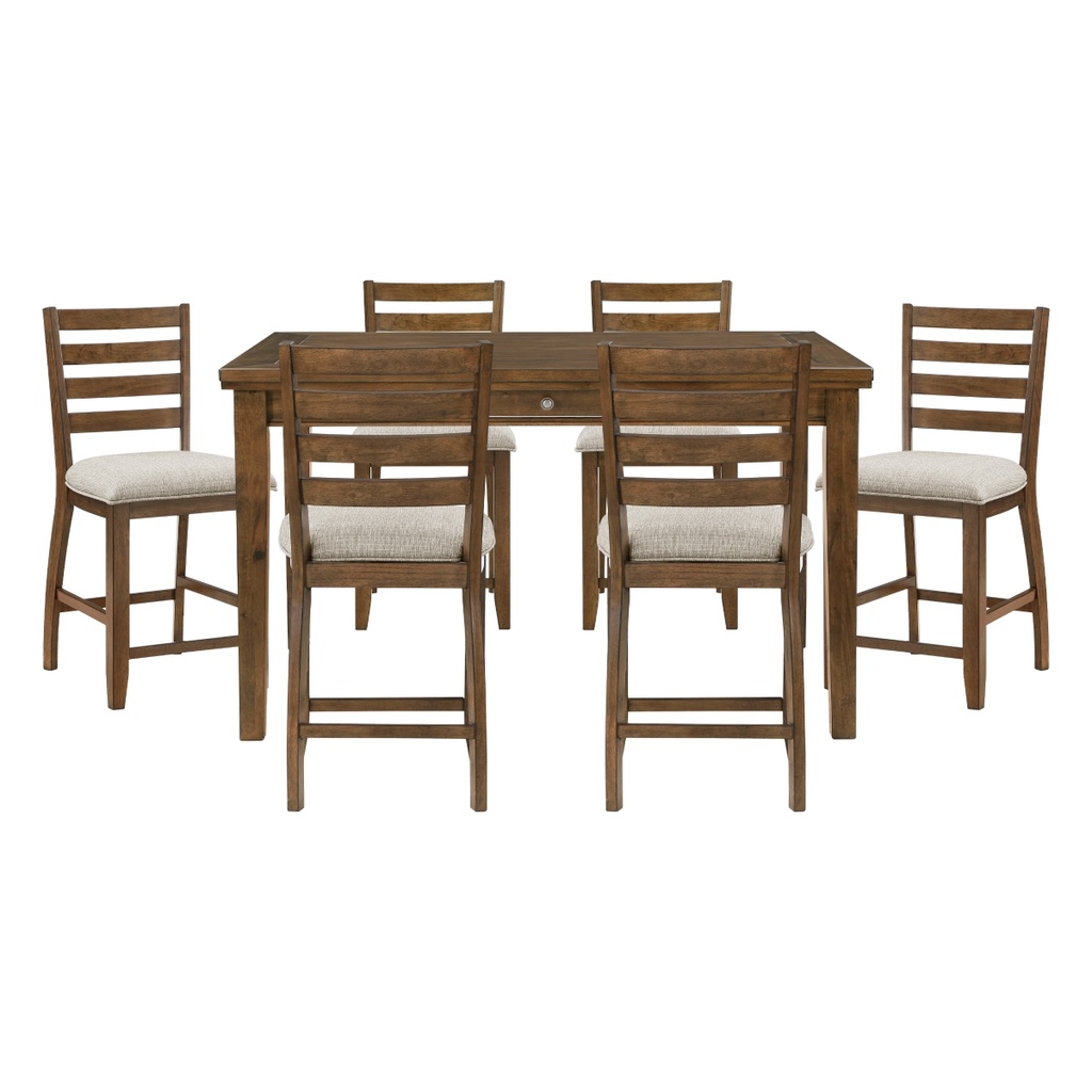 [5761-36*7] Tigard 7-Piece Counter Height Dining Set