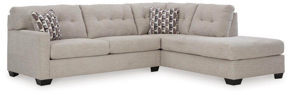 [31004S4] Mahoney Sleeper Sectional (Pebble, Right-Hand Facing (RAF))