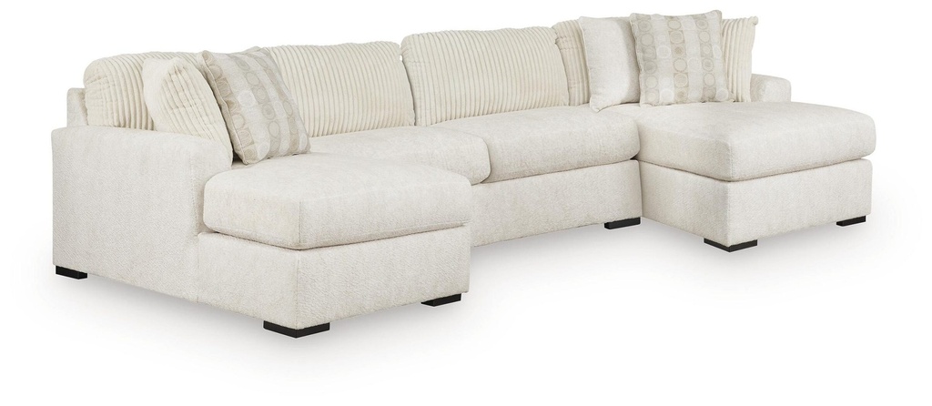 [61904S6] Chessington 3-Piece Sectional with Double Chaise