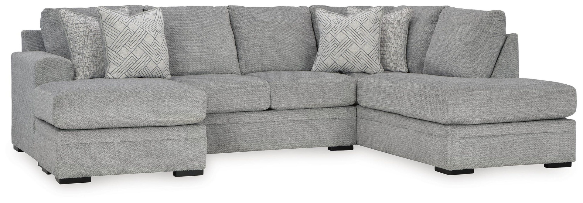Casselbury Cement Grey 2-Piece Sectional with Chaise 7