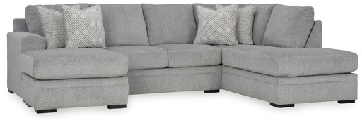 Casselbury Cement Grey 2-Piece Sectional with Chaise 7