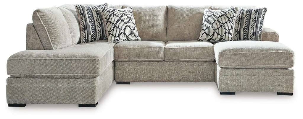 [20502S2] Calnita 2-Piece Sectional with Chaise (Right-Hand Facing (RAF))