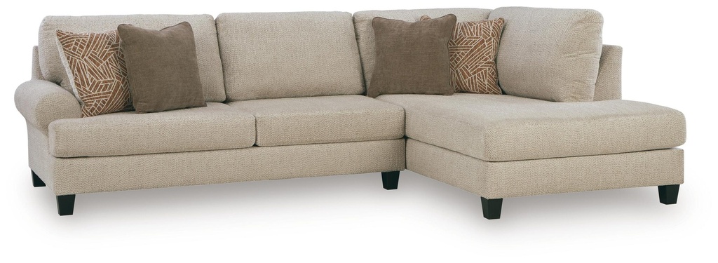 Steelwater Retreat 2-Piece Chenille Sectional with Chaise