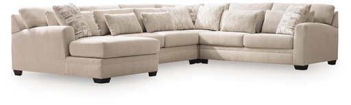 [62606S1] Mandi Point 4-Piece Sectional with Chaise (Left-Hand Facing (LAF))