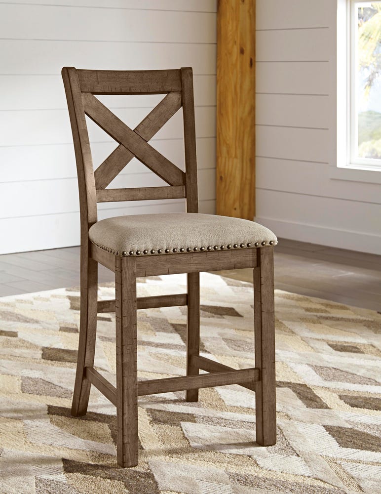 [D631-124] Moriville Upholstered Barstool