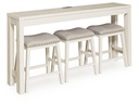 Robbinsdale Rectangular Counter Table and Stool Set
