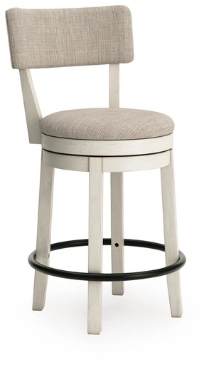 [D642-224] Robbinsdale UPH Swivel Barstool (Counter Height)