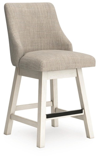 [D642-324] Robbinsdale UPH Swivel Barstool (Bar Height)