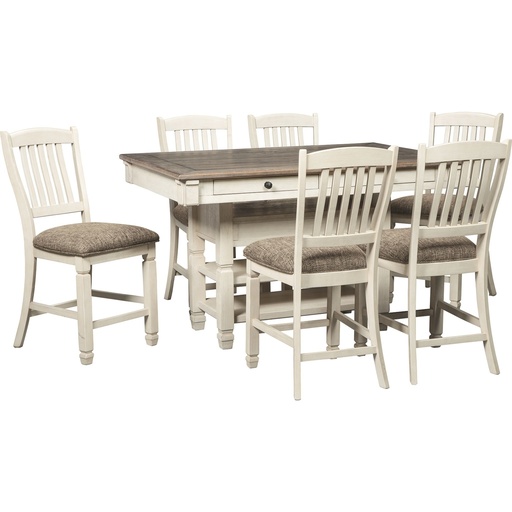 [D647-CSET7] Bolanburg Counter Dining Set (7-Piece)