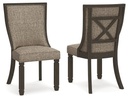 Tyler Creek Dining Upholstered Side Chair (Cross-Back)