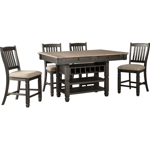 [D736-CSET5] Tyler Creek Counter Dining Set (5-Piece)