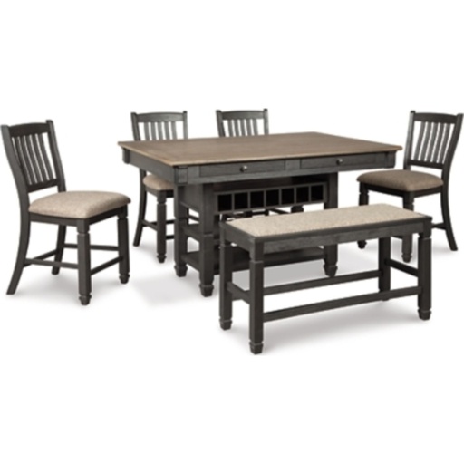 [D736-CSET6] Tyler Creek Counter Dining Set (6-Piece)