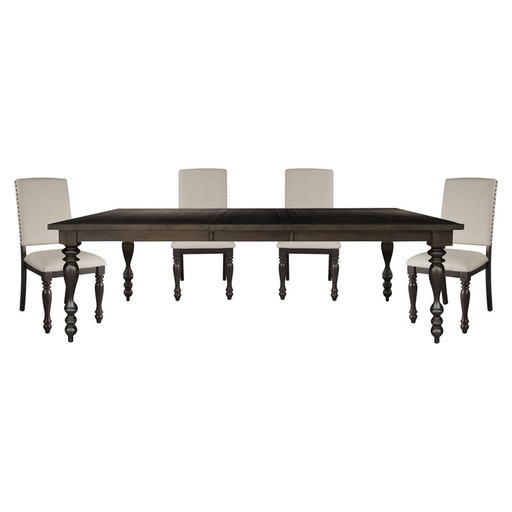 [1718GY-90DR5] Begonia Dining Set (5-Piece)