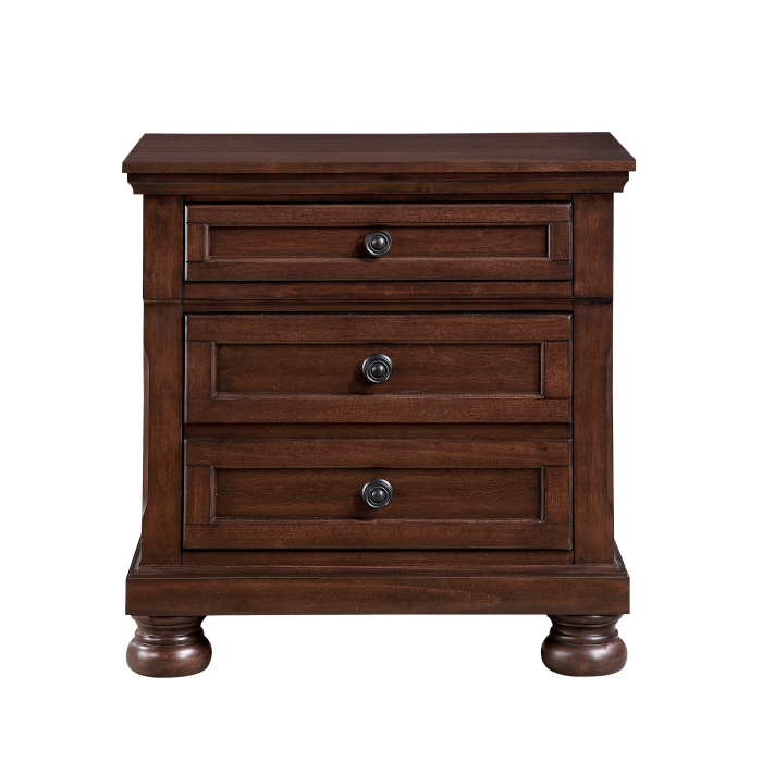 [1718NC-4] Begonia Night Stand (Light Cherry)