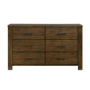 Sullivan Wire-Brushed Oak 6-Drawer Dresser