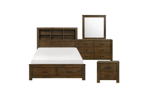 [1592K4] Sullivan 4-Piece Bedroom Set (King)
