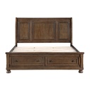 Begonia Bed with Storage (Dark Brown)