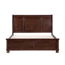 Begonia Bed with Storage (Light Cherry)