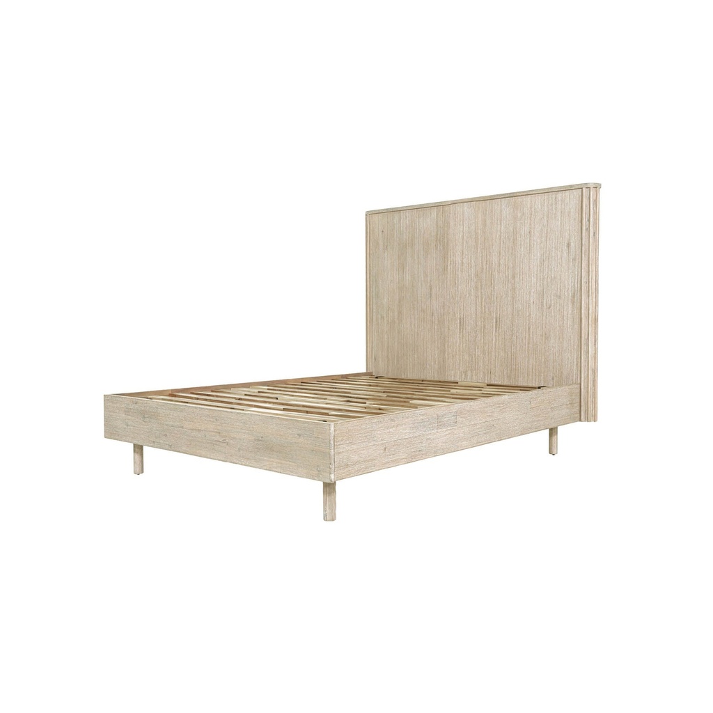 Sunburst Reclaimed Wood Headboard Bed