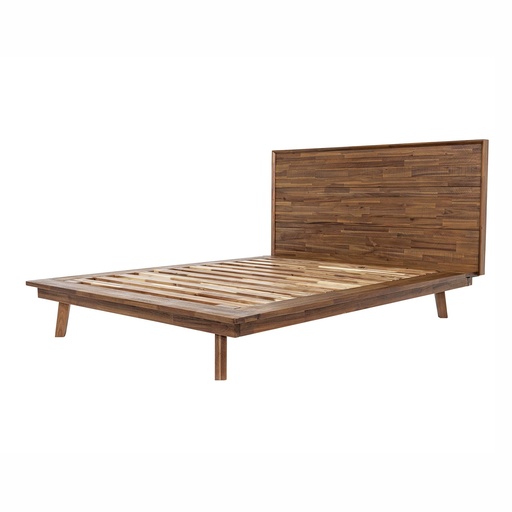 [GIA001KB-BRN] Gia Bed (Warm Pecan) (King)