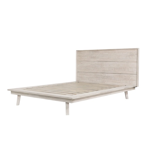 [GIA001QB-WW] Gia Bed (Whitewash) (Queen)