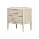 Fluted Walnut Nightstand